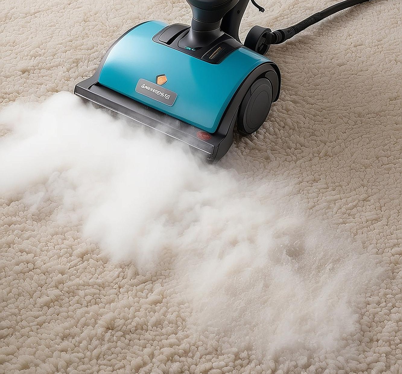 Pet stain removal on carpet using steam cleaning equipment in Tampa FL