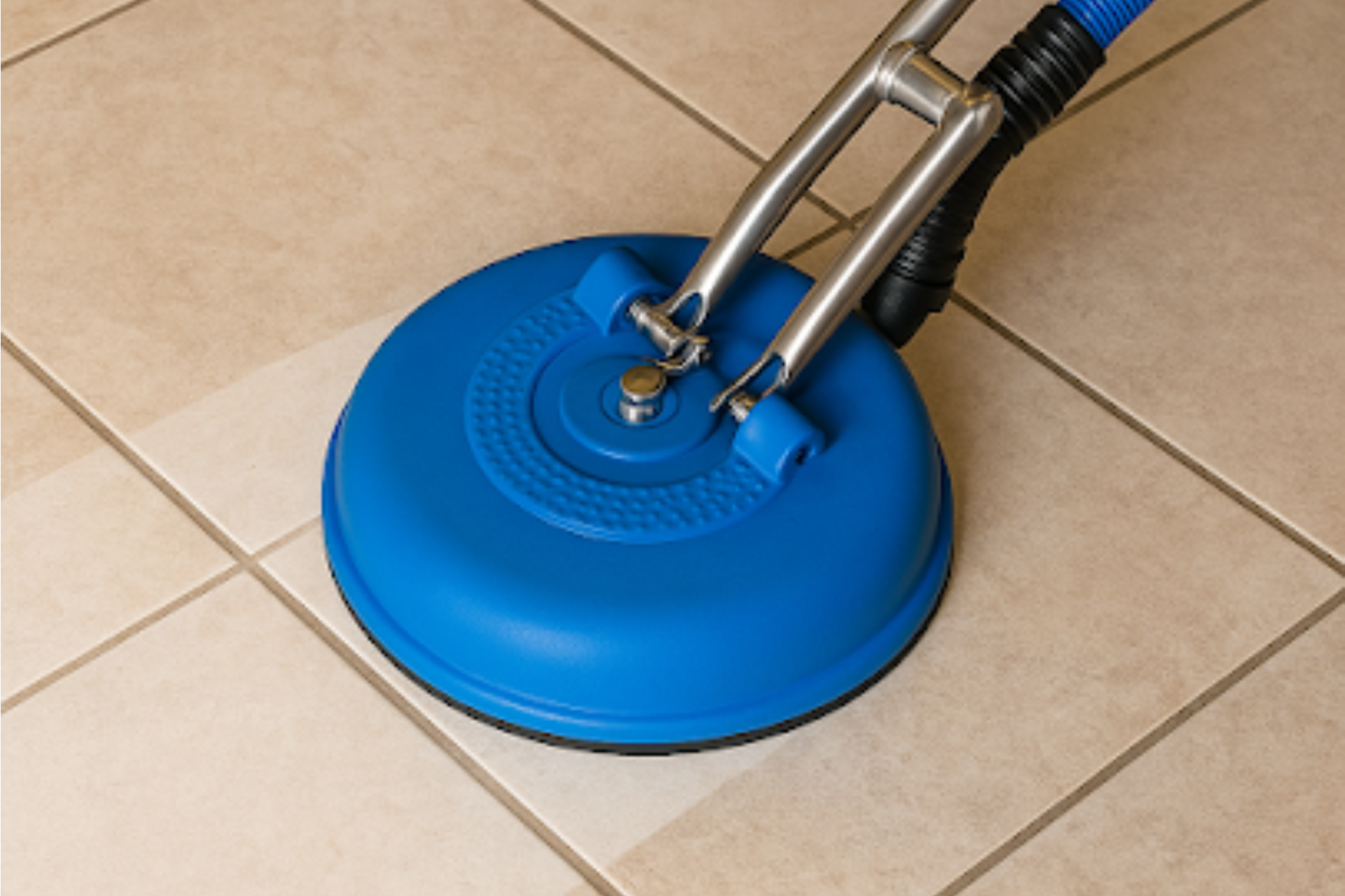 Tile and grout cleaning service using professional floor cleaning equipment in Tampa FL
